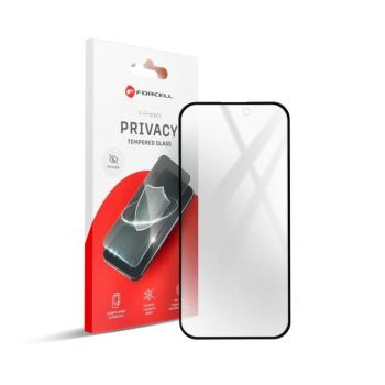 Forcell Privacy Glass betekintésvédett edzett üveg fekete szegéllyel iPhone 7/8/SE 2020/SE 2022 kép
