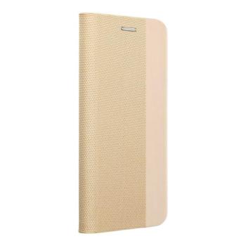 Forcell Sensitive Apple iPhone 17e / iPhone 16e oldalra nyíló flip tok , arany kép