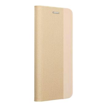 Forcell Sensitive Xiaomi Redmi 15 4G / Redmi 15 5G oldalra nyíló flip tok, arany kép