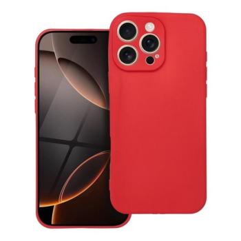Forcell Soft iPhone 16 Pro Max szilikon tok, piros kép