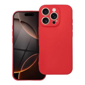 Forcell Soft iPhone 16 Pro szilikon tok, piros kép