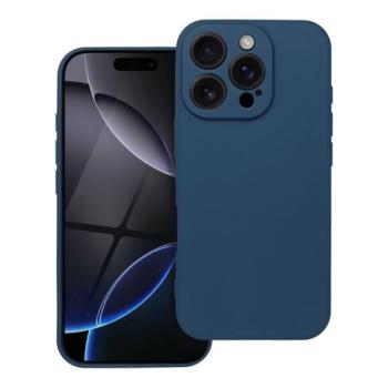 Forcell Soft iPhone 16 Pro szilikon tok, sötétkék kép