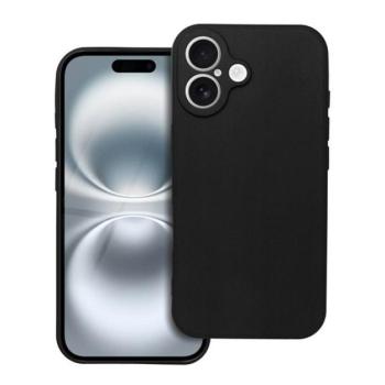 Forcell Soft iPhone 16 szilikon tok, fekete kép