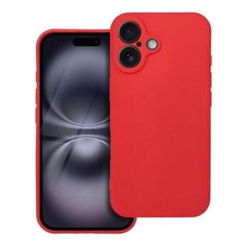 Forcell Soft iPhone 16 szilikon tok, piros kép