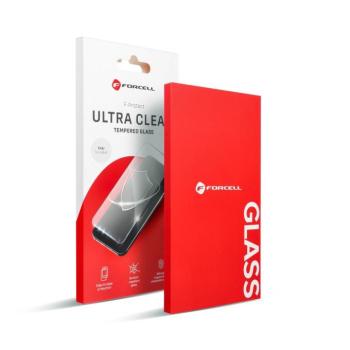 Forcell Ultra Clear Glass edzett üveg fekete szegéllyel iPhone 13 kép