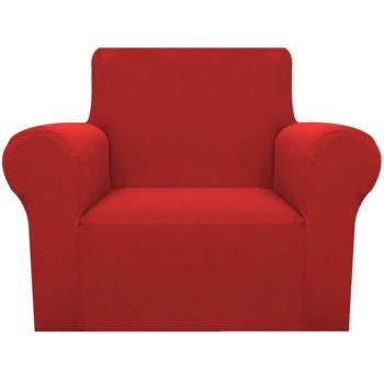 Fotel-, és kanapévédő huzat, fotelhez, piros kép