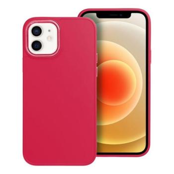 Frame Apple iPhone 12/12 Pro közepesen ütésálló tok kameravédő kerettel, magenta kép