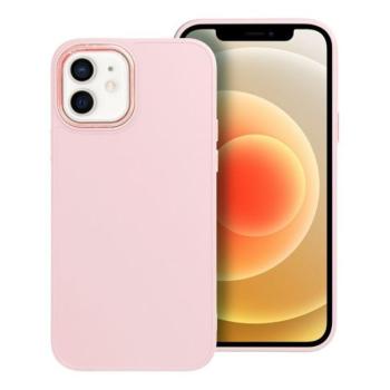 Frame Apple iPhone 12/12 Pro közepesen ütésálló tok kameravédő kerettel, rózsaszín kép