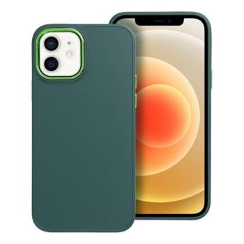 Frame Apple iPhone 12/12 Pro közepesen ütésálló tok kameravédő kerettel, zöld kép