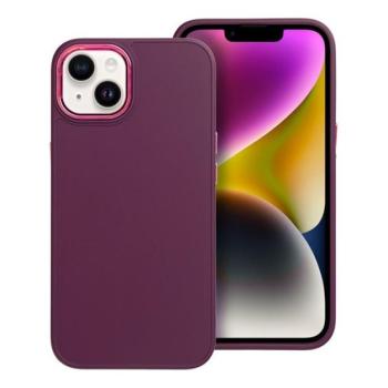 Frame Apple iPhone 13 közepesen ütésálló tok kameravédő kerettel, lila kép