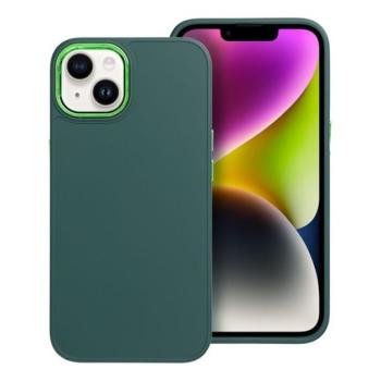 Frame Apple iPhone 13 közepesen ütésálló tok kameravédő kerettel, zöld kép