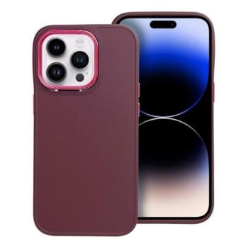 Frame Apple iPhone 14 Pro közepesen ütésálló tok kameravédő kerettel, lila kép