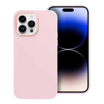 Frame Apple iPhone 14 Pro Max közepesen ütésálló tok kameravédő kerettel, rózsaszín kép