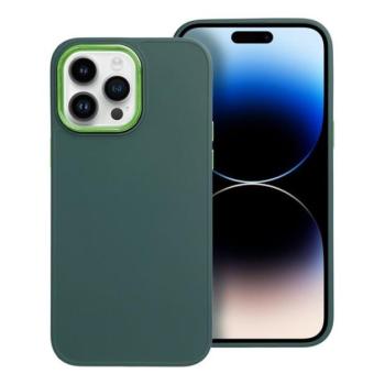 Frame Apple iPhone 14 Pro Max közepesen ütésálló tok kameravédő kerettel, zöld kép