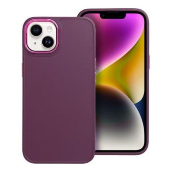 Frame Apple iPhone 14 szilikon tok, lila kép