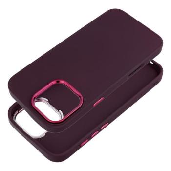 Frame Apple iPhone 16e Ultra közepesen ütésálló tok kameravédő kerettel, lila kép