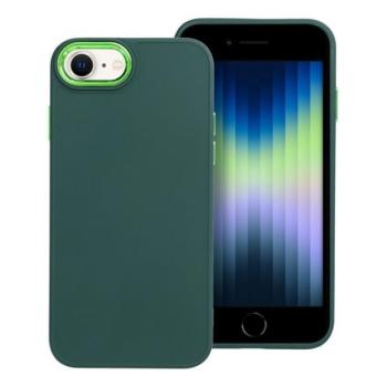 Frame Apple iPhone 7/8/SE 2020/SE 2022 közepesen ütésálló tok kameravédő kerettel, zöld kép