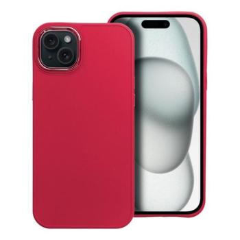 Frame iPhone 15 Plus közepesen ütésálló tok kameravédő kerettel, magenta kép