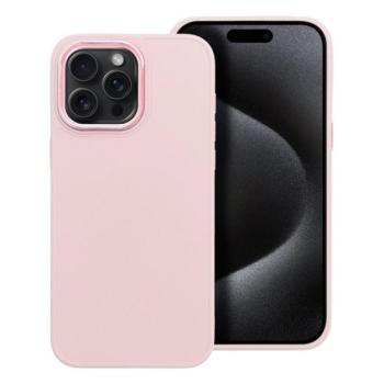 Frame iPhone 15 Pro Max közepesen ütésálló tok kameravédő kerettel, rózsaszín kép