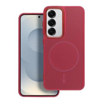 Frame Mag Samsung Galaxy A37 hátlap tok kameravédő peremmel, MagSafe, magenta kép