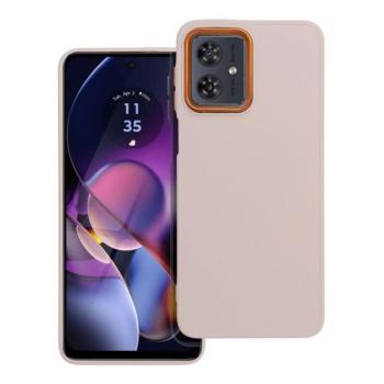 Frame Motorola G54 közepesen ütésálló tok kameravédő kerettel, rózsaszín kép