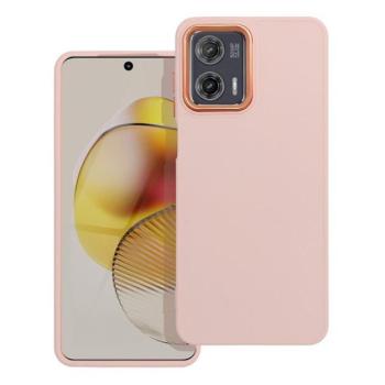 Frame Motorola G73 közepesen ütésálló tok kameravédő kerettel, rózsaszín kép