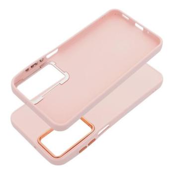Frame Samsung A16 5G közepesen ütésálló tok kameravédő kerettel, rózsaszín kép