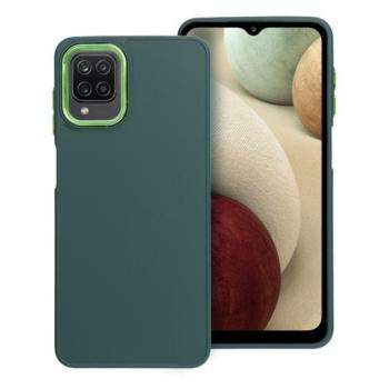 Frame Samsung Galaxy A12 szilikon tok, zöld kép