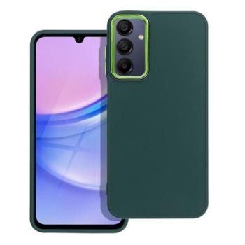Frame Samsung Galaxy A15 5G közepesen ütésálló tok kameravédő kerettel, zöld kép