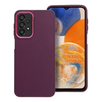 Frame Samsung Galaxy A23 5G közepesen ütésálló tok kameravédő kerettel, lila kép