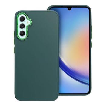 Frame Samsung Galaxy A34 5G közepesen ütésálló tok kameravédő kerettel, zöld kép