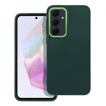 Frame Samsung Galaxy A35 5G közepesen ütésálló tok kameravédő kerettel, zöld kép