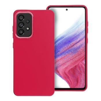 Frame Samsung Galaxy A52 5G/A52 LTE ( 4G )/A52s 5G közepesen ütésálló tok kameravédő kerettel, magenta kép
