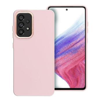 Frame Samsung Galaxy A52 5G/A52 LTE ( 4G )/A52s 5G közepesen ütésálló tok kameravédő kerettel, rózsaszín kép