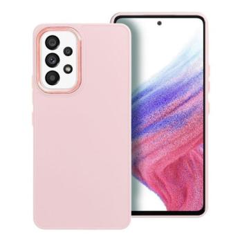 Frame Samsung Galaxy A53 5G szilikon tok, rózsaszín kép