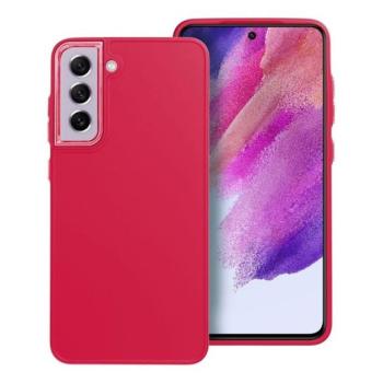 Frame Samsung Galaxy S21 FE közepesen ütésálló tok kameravédő kerettel, magenta kép