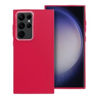 Frame Samsung Galaxy S23 Ultra közepesen ütésálló tok kameravédő kerettel, magenta kép