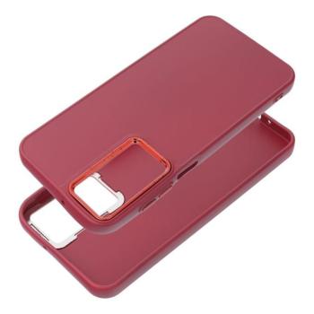 Frame Samsung Galaxy S25 Edge közepesen ütésálló tok kameravédő kerettel, magenta kép