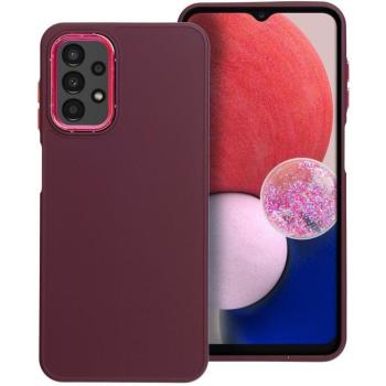 Frame Samsung Galaxy S25 közepesen ütésálló tok kameravédő kerettel, lila kép