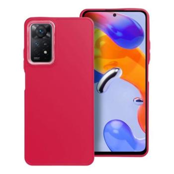 Frame Xiaomi Redmi Note 11 Pro/11 Pro 5G közepesen ütésálló tok kameravédő kerettel, magenta kép