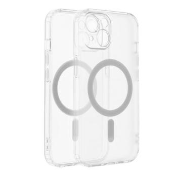 FROST MAG MagSafe-kompatibilis tok kamera lencse kivágással iPhone 15 Plus - átlátszó kép