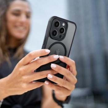 FULL MATTE MAG COVER MagSafe-kompatibilis tok Xiaomi Redmi Note 14 5G - fekete kép