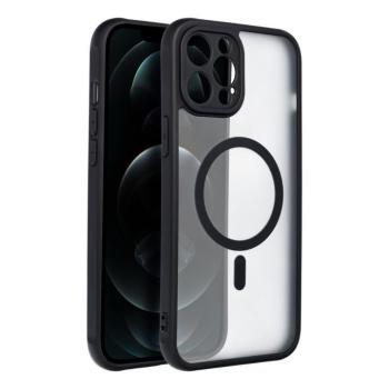 Full Matte Mag Cover tok MagSafe kompatibilis iPhone 12 PRO MAX fekete kép