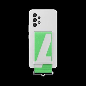 Galaxy A53 5G Silicone cover with strap, Fehér kép