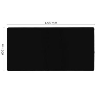 Gamer egér és billentyűzet pad 1200 x 600 x 2 mm - fekete kép