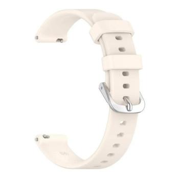 Garmin Lily 2 / Lily 2 Active, szilikon pótszíj, állítható, bézs kép