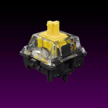 Gateron EF Silent Yellow – Halk Lineáris switch szett (10db) kép