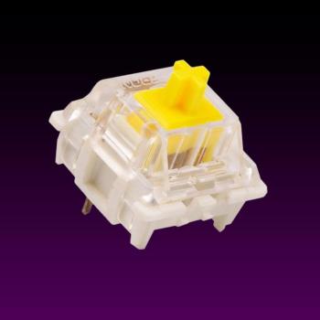 Gateron KS-3X1 Milky Yellow Pro - Lineáris switch szett (35db) kép
