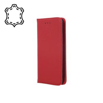 Geniune Leather Smart Pro könyvtok Samsung Galaxy A15 4G/5G - vörös kép