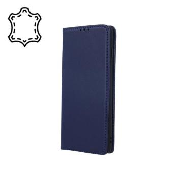 Geniune Leather Smart Pro könyvtok Samsung Galaxy A25 - tengerészkék kép